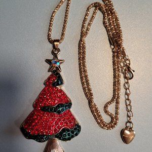 Big, Beautiful Christmas Tree, Brooch or Pendant